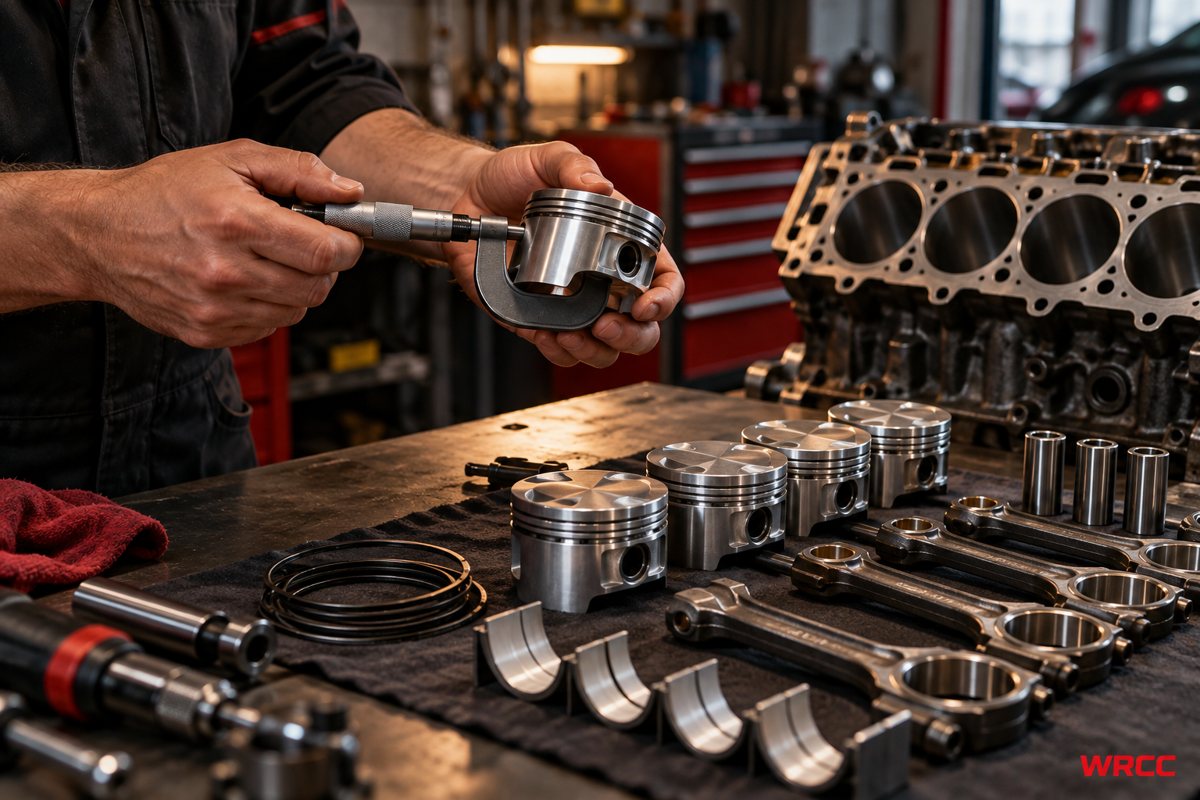 WRCC car services for Stourport drivers: generated workshop illustration of major engine repair decisions
